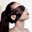 Cosplay PU leather Blindfold Erotic Training - propinkup