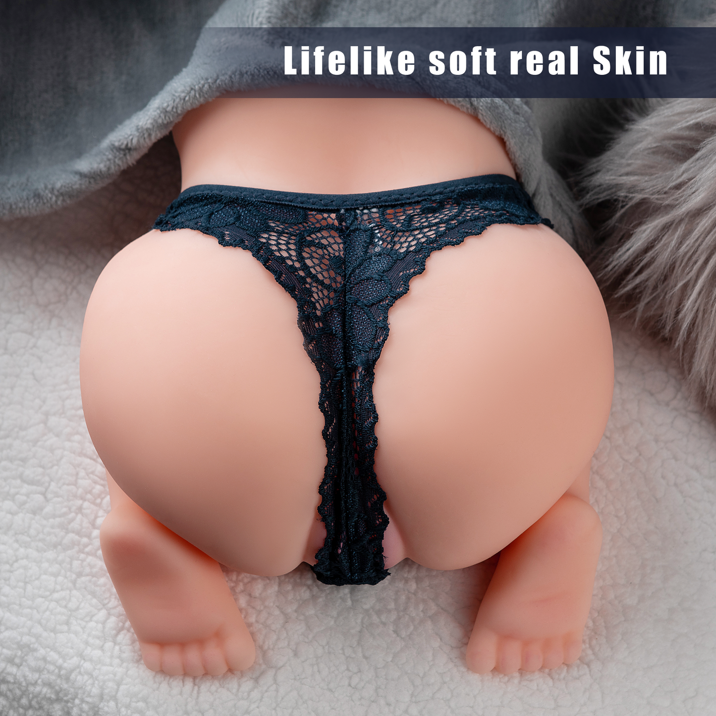 Propinkup Realistische Sexpuppe - 3D Chiquita Ass Dual Channel Männliches Masturbationsspielzeug Lebensechter Hintern 