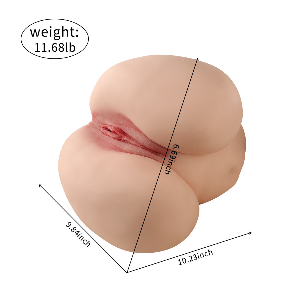 Propinkup Realistic Sex Doll | 11.68lb Lia's Ass Cute Dual Channels Young Vagina Lifelike Plump Butt