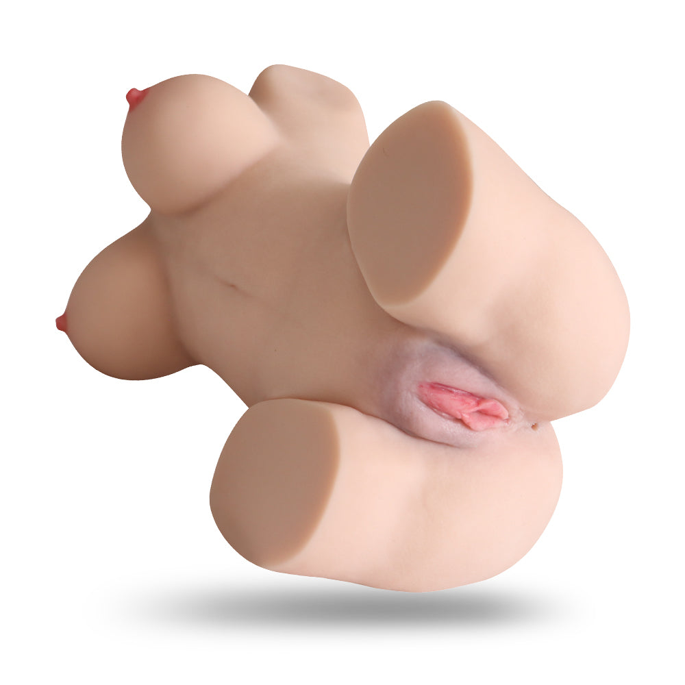 Propinkup Realistic Sex Doll | 9.45lb Lorain Plump Breast 3D Pussy Anal Dual Channels Lifelike Skin Toy