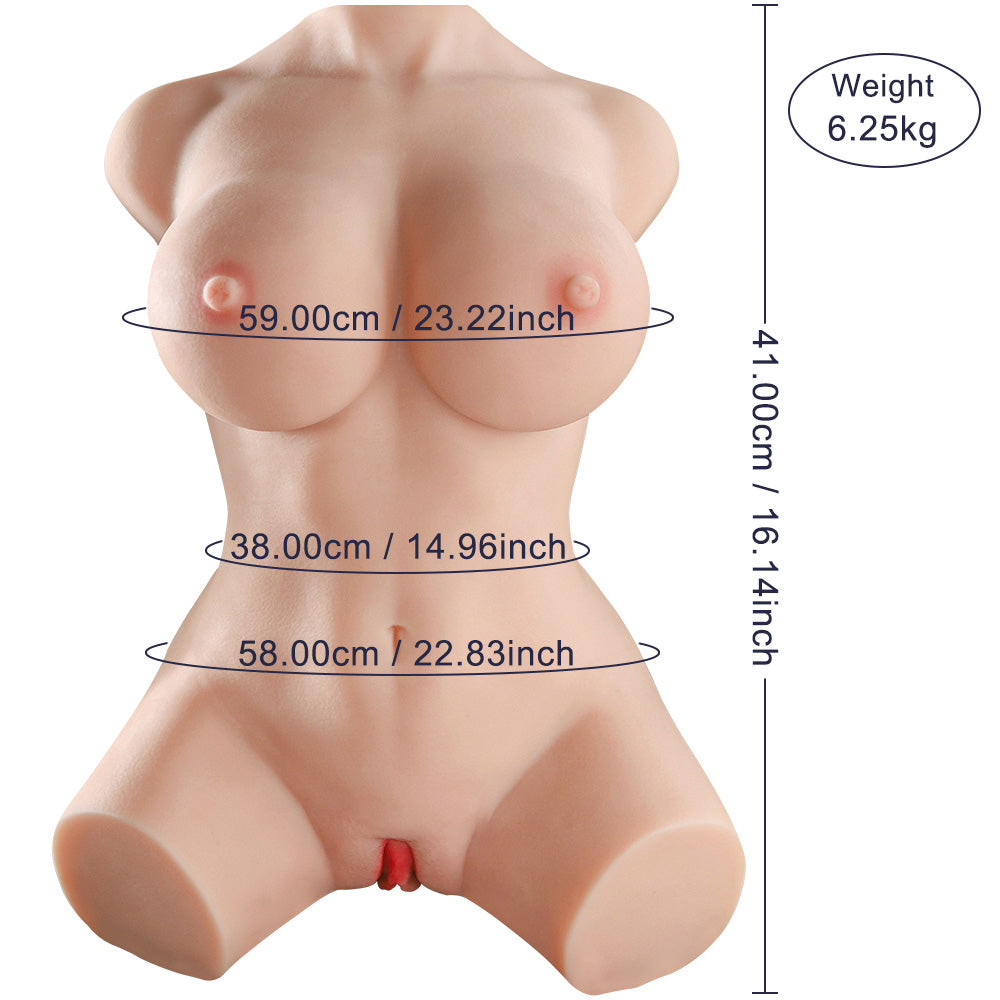 Propinkup Realistic Sex Doll | 13.77lb Merida Dual Channel Male Lifelike 3D Pussy Toys