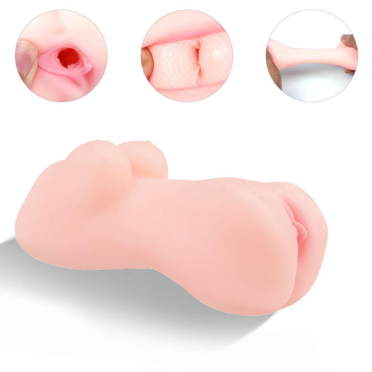 Propinkup Realistic Pocket Pussy Lifelike Vagina Anal Male Masturbator - propinkup